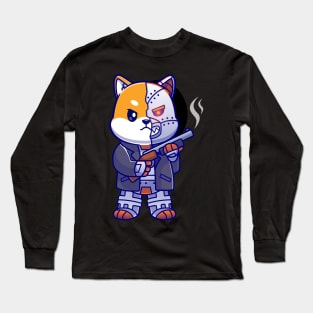 Cute shiba inu dog Long Sleeve T-Shirt